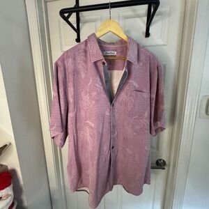 Tommy Bahama Mauve Floral Button Down Shirt